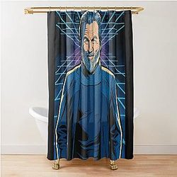 Jeff Bridges in Tron Shower Curtain