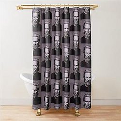 Jeff Bridges Painting Shower Curtain