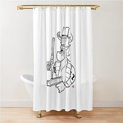 Caricature Jeff Bridges Shower Curtain