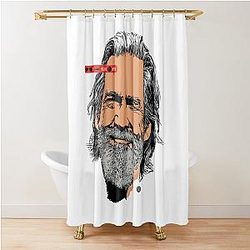 Jeff Bridges Pop Culture Shower Curtain