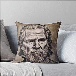 Jeff Bridges Throw Pillow