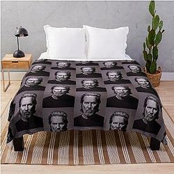 Jeff Bridges Painting Throw Blanket