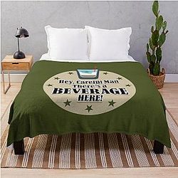 big lebowski the dude abides throw blanket