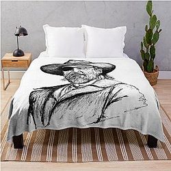 Poor Jeff Bridges Portrait Blanket