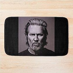 Jeff Bridges Painting Bath Mat