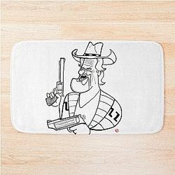 Caricature Jeff Bridges Bath Mat