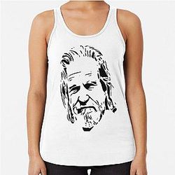 Jeff Bridges Stencil Art Tank Top