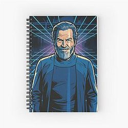 Jeff Bridges in Tron Spiral Notebook