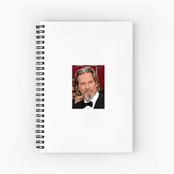Jeff Bridges Merch For Fans Jeff Bridges Notebook