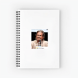 Jeff Bridges Merch Collection Jeff Bridges Notebook