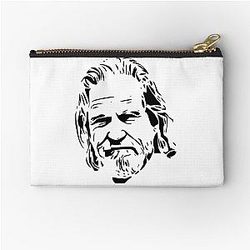 Jeff Bridges Stencil Zipper Pouch