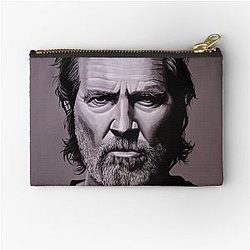 Jeff Bridges Painting Zipper Pouch