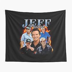 Vintage Jeff Probst 90s Style Tapestry