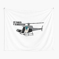 Jeff Probst Helicopter Tapestry