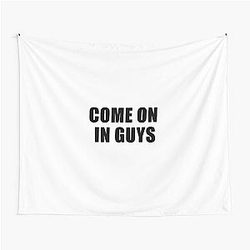 Come On in Guys - Jeff Probst Quote Tapestry