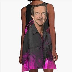 Jeff Probst Handsome Glow A-Line Dress