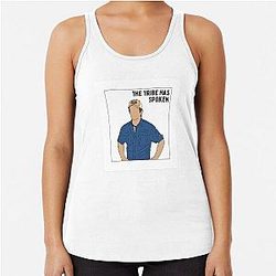 The tribe has spoken Jeff Probst Racerback Tank Top
