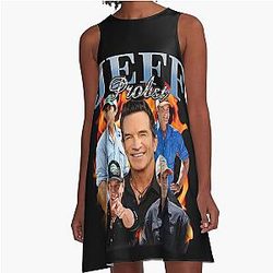 Jeff Probst Presenter A-Line Dress