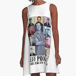 Survivor Jeff Probst Shirt 90s A-Line Dress