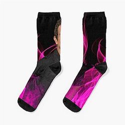 Jeff Probst Survivor Pink Fire Tapestry Socks