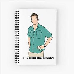 CBS Survivor Jeff Probst The Tribe Has Spoken Spiral Notebook