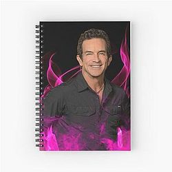 Jeff Probst Handsome Spiral Notebook