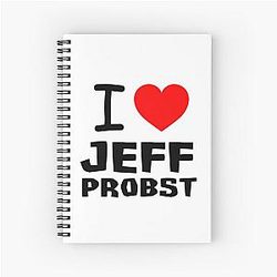 I Love Jeff Probst Survivor Notebook
