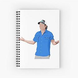 Jeff Probst Survivor Spiral Notebook