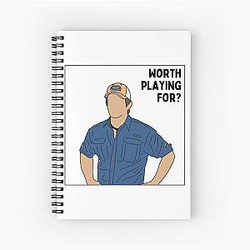 Worth Playing for - Jeff Probst Spiral Notebook