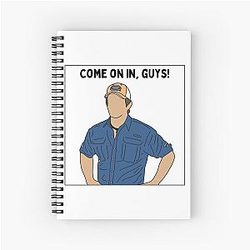 Come on in, Jeff Probst Spiral Notebook