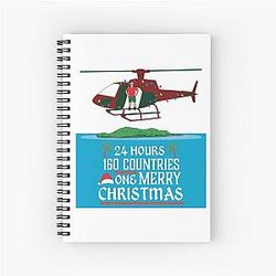 Survivor Jeff Probst Merry Christmas Notebook