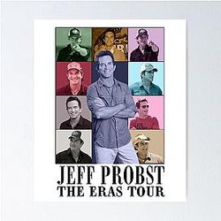 Jeff Probst 90s The Era Tour Poster