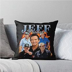 Vintage Jeff Probst 90s Throw Pillow