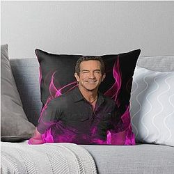 Jeff Probst Handsome Glow Throw Pillow