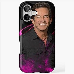 Jeff Probst Handsome Pink Glow iPhone Tough Case