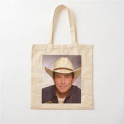Cowboy Jeff Probst Cotton Tote Bag