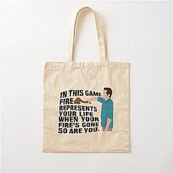 Jeff Probst Survivor Reality TV CBS Cotton Tote Bag