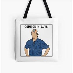 Come on in guys! - Jeff Probst All Over Print Tote Bag