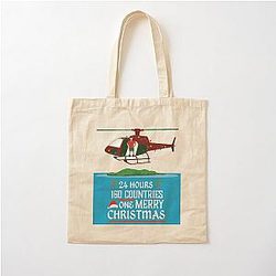 Survivor Jeff Probst One Christmas Cotton Tote Bag