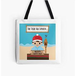 Holiday Cartoon Tote Bag