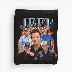 Vintage Jeff Probst 90s Style Duvet Cover