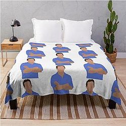 Jeff Probst CBS Reality TV Throw Blanket