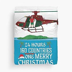 Survivor Jeff Probst One Christmas Duvet Cover