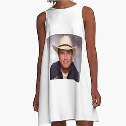 Jeff Probst Survivor Reality TV A-Line Dress