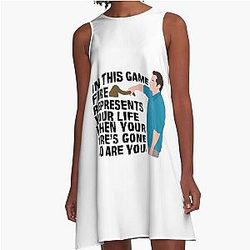 Jeff Probst 
Survivor 
Reality TV 
CBS 
A-Line Dress