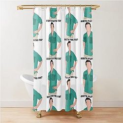 Jeff Probst, Survivor, CBS Shower Curtain