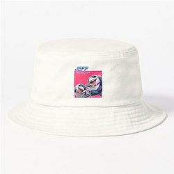 Rivals Jeff Land Shark Retro Design Bucket Hat