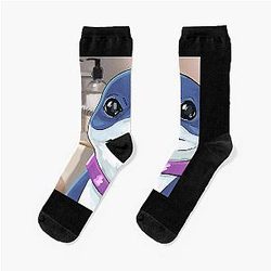 Jeff Land Shark Socks