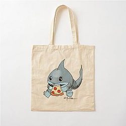 Jeff Land Shark Cotton Tote Bag