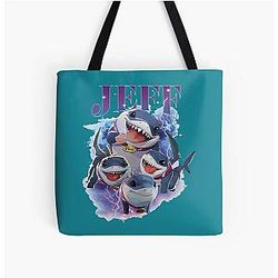 Jeff The Land Shark Tote Bag